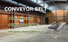 82.6'7.8' 110V PVC Belt Conveyor With Double Guardrails 230045 - Photo 4