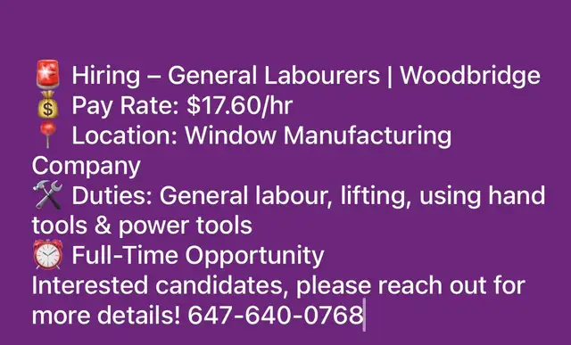 General Labour
