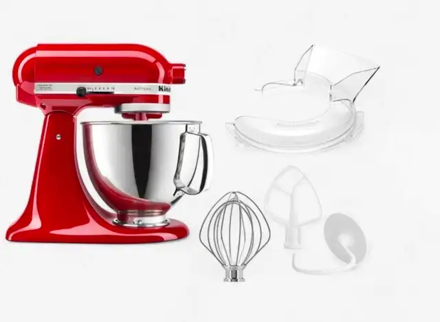 Kitchen Aid Artisan Stand Mixer with all attachments $250