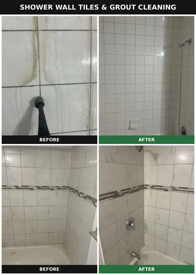 Dirty Shower Wall Tiles Steam Cleaning $120
