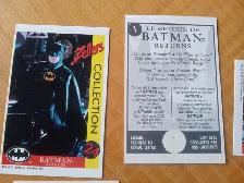 Carte Batman Return 1992 Collection Zellers 6 cartes (150926-204 - Photo 2