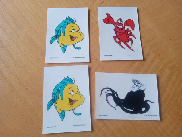 Carte 1991 Pro Set Walt Disney La Petite Sirène4 stick150026-475