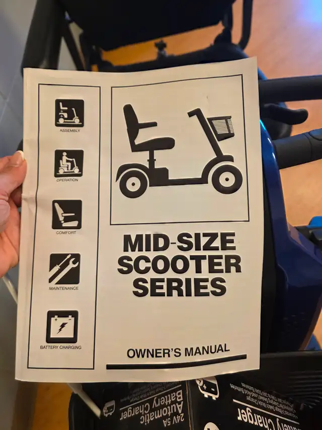 Pride mid-size scooter
