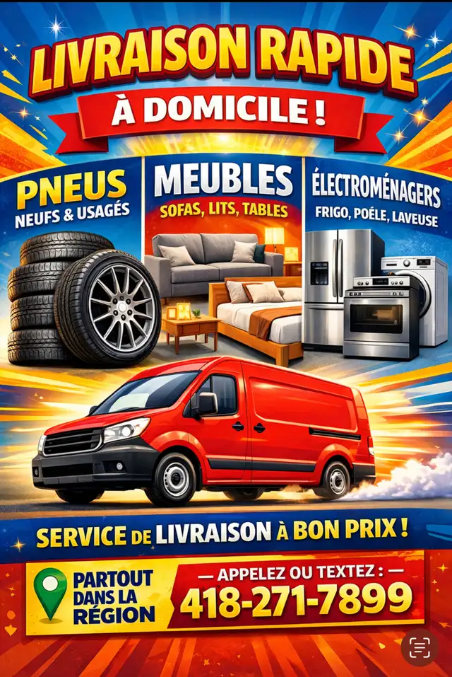 SERVICE DE DÉMÉNAGEMENT & LIVRAISON