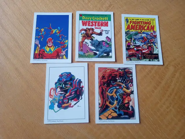 Carte 1994 Jack Kirby et Joe Simon Comic 5 cartes 150926-766)