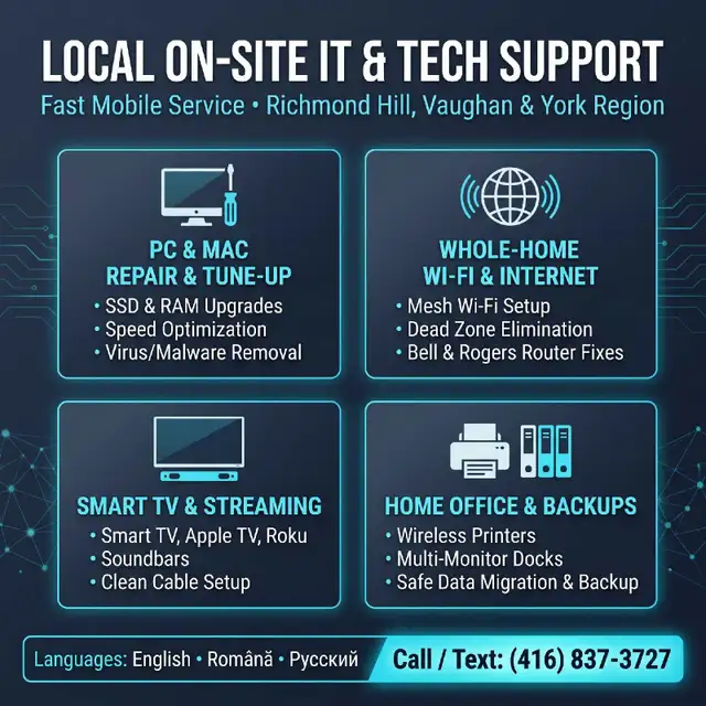 Professional IT Support & Computer Repair | Wi-Fi, PC/Mac, Smart