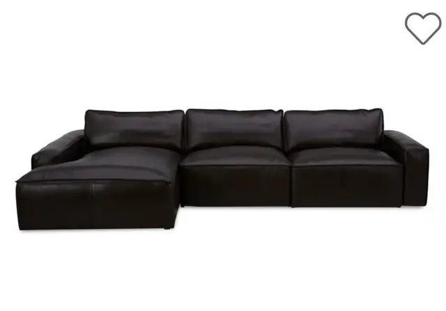 High End Leather Sofa Moving Sale