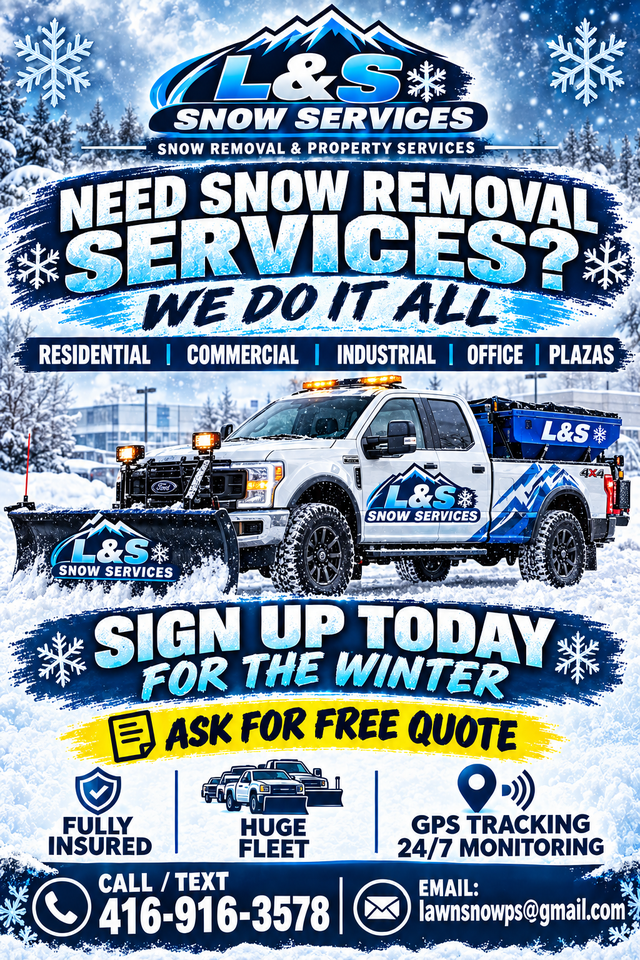 SNOW REMOVAL SERVICES BEST RATES!