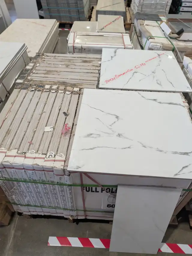 $1.99 CALACATTA 24x24 TILE - SQUAREFOOT FLOORING BARRIE