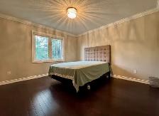 Queen bed frame box mattress for $100 Oakville pickup
