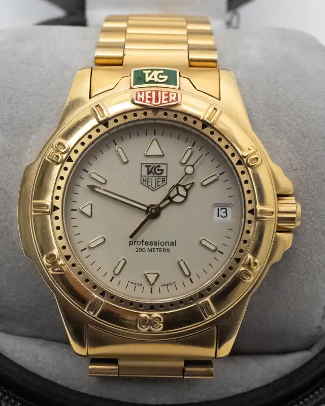 Tag Heuer 34mm Midsize 4000 Series Gold Plated Ref: 994.713 K