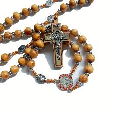 CHAPELET À GRAINS MÉTALLIQUE/METAL BEAD ROSARY - Photo 2