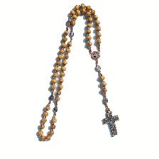 CHAPELET À GRAINS MÉTALLIQUE/METAL BEAD ROSARY - Photo 3