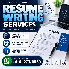 GET RESUME WRITING, COVER LETTER APPLICATIONS DOCS (416)273-0850