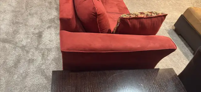 red couch