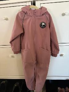 toddler winter rain play suit