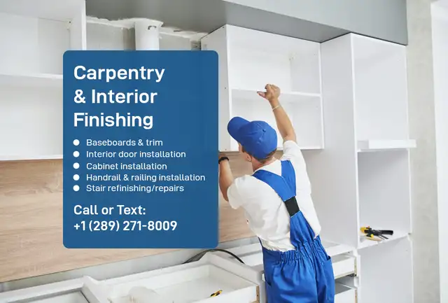 Baseboard, Trim & Interior Door Work