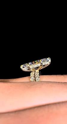 5 CT Marquise Ring and Eternity Band - Photo 2