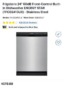 Frigidaire 24' Dishwasher – FFCD2413US