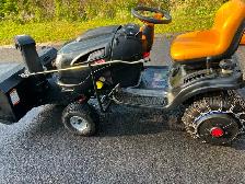 tracteur craftsman avec souffleuse - Photo 5