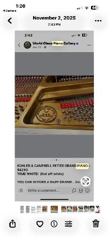 Kohlet & Campbell petite Grand Piano - Photo 4