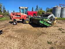 MF 885 Self-propelled Swather With John Deere 30' DSA Header - Photo 4
