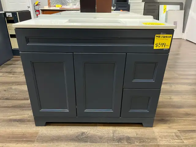 42" Bathroom Vanity Cabinet / 43" Countertop Floor Demos on Sal