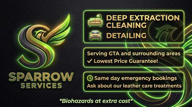 SAME DAY AVAILABILITY Extraction Cleaning and Detail serv