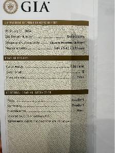 GIA certified Natural Diamond Wedding Set Platinum 1.04 Centre - Photo 2