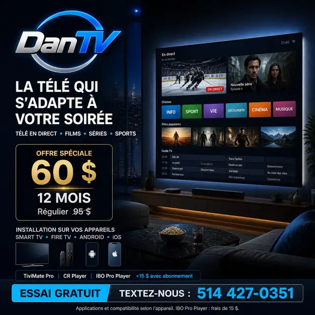 Chaînes Télé Optimisé pour le Québec, Monde, films/serie