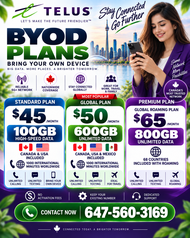 Best TELUS Mobility Plans