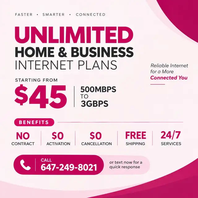 Connect Your Business With Fast, Unlimited Internet and Flexible