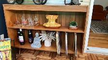 Mid century. TEAK TECK. Buffet, bibliothèque disques vinyles, si - Photo 3
