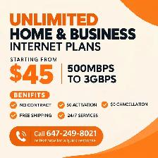 Premium Business Internet Plans With Unlimited Usage