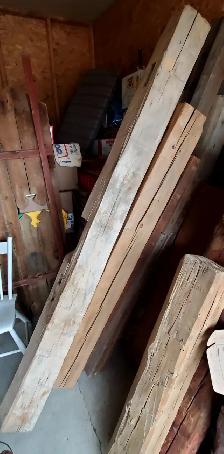 Hand Hewn Basswood Barn Beam Great Shape! 61/2'×61/2'×89' long