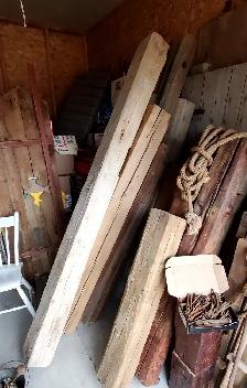 Hand Hewn Basswood Barn Beam Great Shape! 61/2'×61/2'×89' long - Photo 2