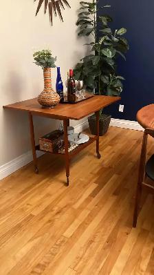 Mid century. TEAK TECK. Chariot de bar / dessert / accent salle - Photo 7