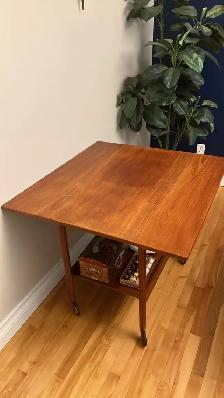 Mid century. TEAK TECK. Chariot de bar / dessert / accent salle - Photo 9