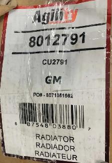 Agility Autoparts 8012791 Radiator For Select 04-19 Chevrolet GM - Photo 3