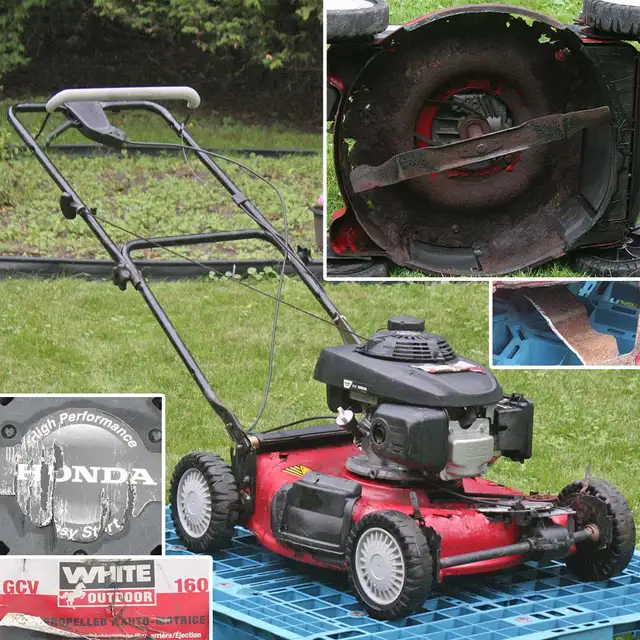 Tondeuse à gazon Honda 160cc OHC MOTEUR 100% gas lawn mower
