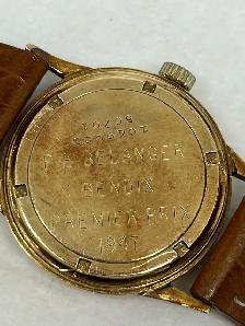 Vintage Universal Genève 14K Gold Watch - Photo 5