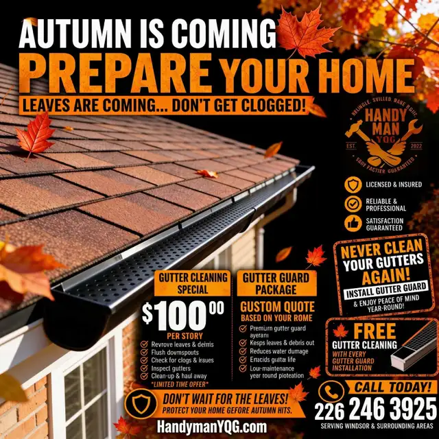 Gutter Cleaning & Leaf Guard Installation – Free Estimates