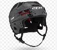 CCM 2024 Black Super Tacks X Helmet Size M with black cage. - Photo 2