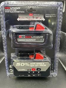 MILWAUKEE 2-PACK BATTERY HIGH OUTPUT XC6.0 48-11-1862 - Photo 2