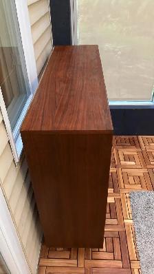 Mid century. TEAK TECK Lampe / Buffet, vitrine, bibliothèque, cr - Photo 8