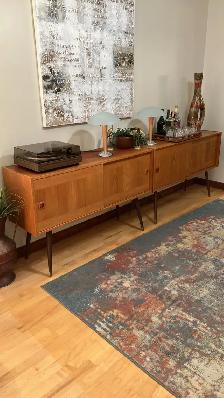 Mid century. TEAK TECK. Ensemble salle à manger. Table ovale / 4 - Photo 5