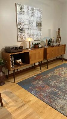 Mid century. TEAK TECK. Ensemble salle à manger. Table ovale / 4 - Photo 6