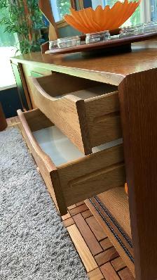 Mid century modern TEAK TECK Plateau tournant/ Buffet, bar, bahu - Photo 3