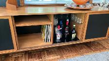 Mid century modern TEAK TECK Plateau tournant/ Buffet, bar, bahu - Photo 4