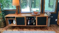 Mid century modern TEAK TECK Plateau tournant/ Buffet, bar, bahu - Photo 5